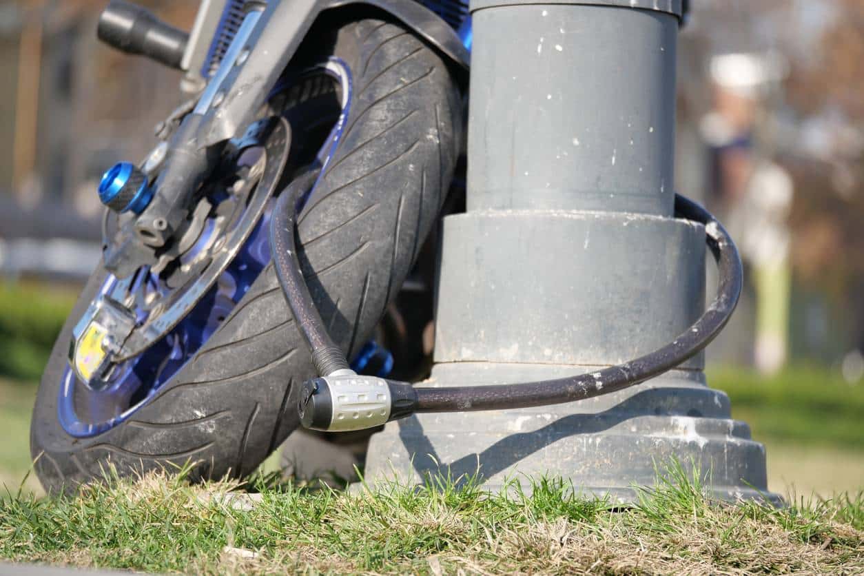 Protection scooter du vol